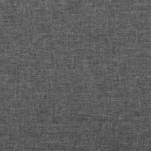 Aplusliving-Headboards 2 pcs Dark Grey 100 cm Fabric