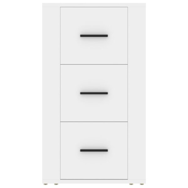 Aplusliving-Sideboard White 40x33x70 cm Engineered Wood