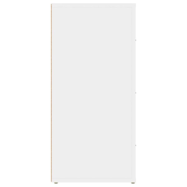 Aplusliving-Sideboard White 40x33x70 cm Engineered Wood