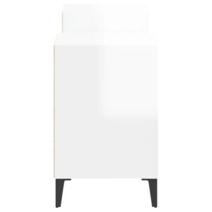 Aplusliving-TV Cabinet High Gloss White 160x35x55 cm Engineered Wood