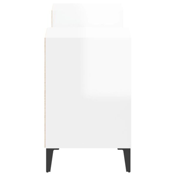 Aplusliving-TV Cabinet High Gloss White 160x35x55 cm Engineered Wood
