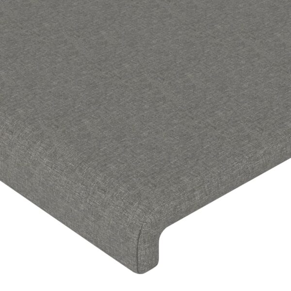 Aplusliving-Headboards 2 pcs Dark Grey 100 cm Fabric