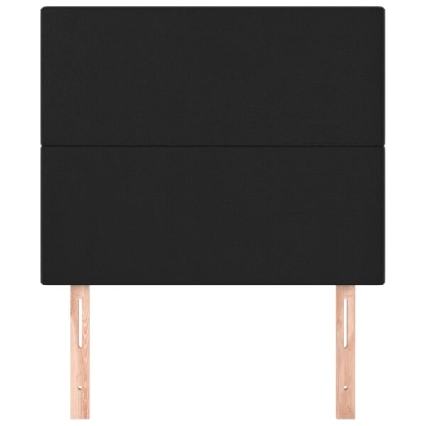 Aplusliving-Headboards 2 pcs Black 100 cm Faux Leather