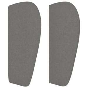 Aplusliving-Headboard with Ears Dark Grey 203 cm Fabric