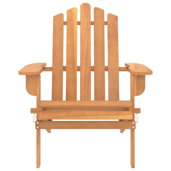 Aplusliving-Garden Adirondack Chairs 2 pcs Solid Wood Acacia
