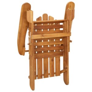 Aplusliving-Garden Adirondack Chairs 2 pcs Solid Wood Acacia