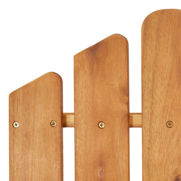 Aplusliving-Garden Adirondack Chairs 2 pcs Solid Wood Acacia