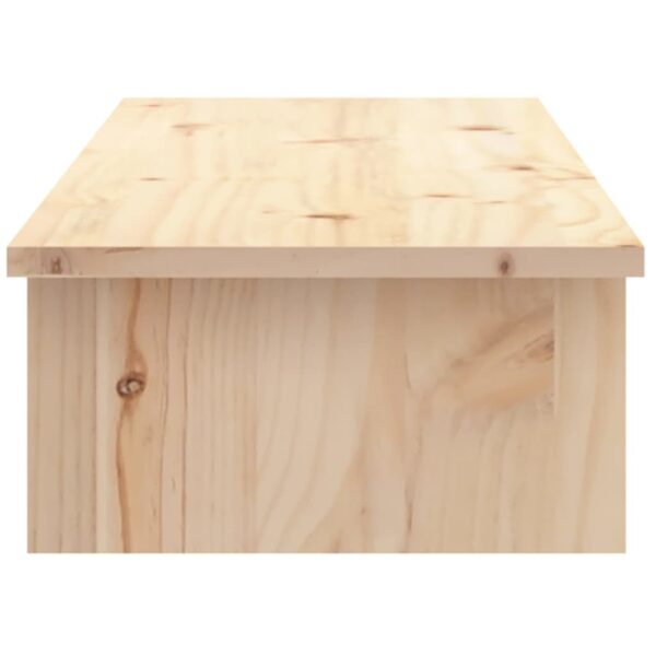 Aplusliving-Monitor Stand 100x27x15 cm Solid Wood Pine