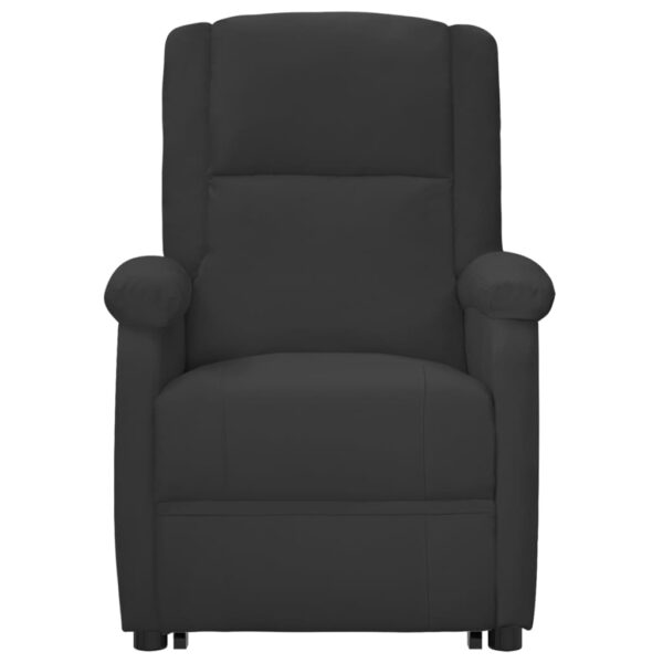 Aplusliving-Stand up Massage Chair Black Faux Leather