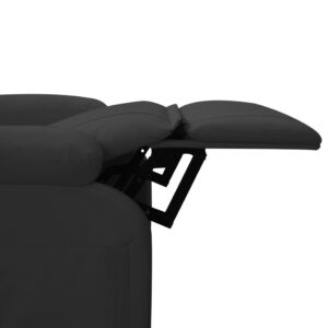 Aplusliving-Stand up Massage Chair Black Faux Leather