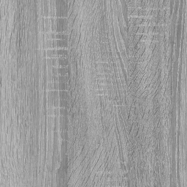 Aplusliving-Bedside Cabinet Grey Sonoma 100x35x40 cm Engineered Wood