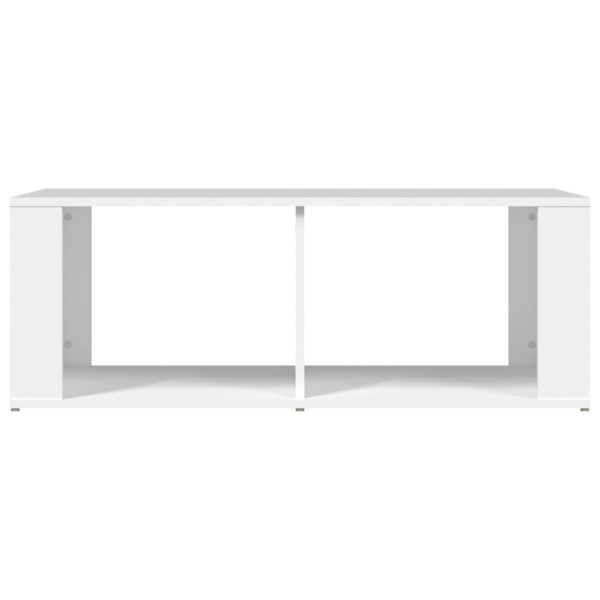Aplusliving-Coffee Table White 100x50x36 cm Engineered Wood