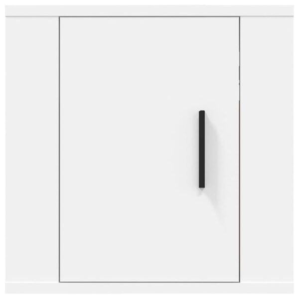 Aplusliving-Wall Mounted TV Cabinet White 40x34.5x40 cm
