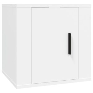 Aplusliving-Wall Mounted TV Cabinets 2 pcs White 40x34.5x40 cm