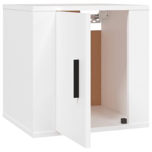 Aplusliving-Wall Mounted TV Cabinets 2 pcs White 40x34.5x40 cm