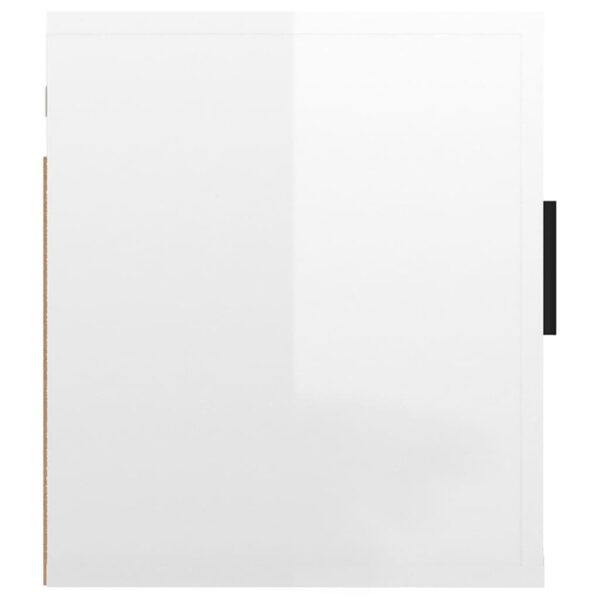 Aplusliving-Wall Mounted TV Cabinets 2 pcs High Gloss White 40x34.5x40 cm