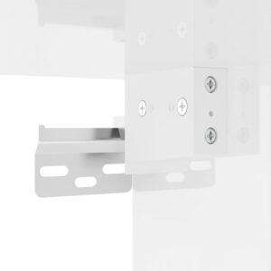 Aplusliving-Wall Mounted TV Cabinets 2 pcs High Gloss White 40x34.5x40 cm