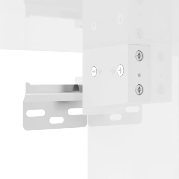 Aplusliving-Wall Mounted TV Cabinets 2 pcs High Gloss White 40x34.5x40 cm