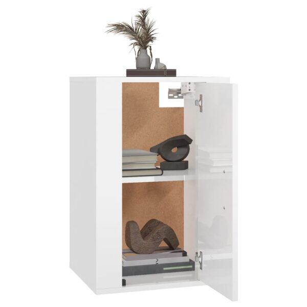 Aplusliving-Wall Mounted TV Cabinets 2 pcs High Gloss White 40x34.5x60 cm