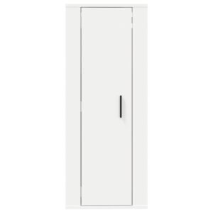 Aplusliving-Wall Mounted TV Cabinet White 40x34.5x100 cm