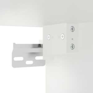 Aplusliving-Wall Mounted TV Cabinet White 40x34.5x100 cm