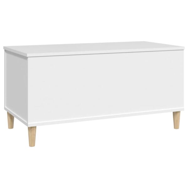Aplusliving-Coffee Table White 90x44.5x45 cm Engineered Wood