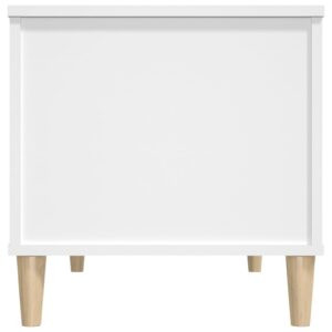 Aplusliving-Coffee Table White 90x44.5x45 cm Engineered Wood