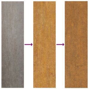 Aplusliving-Wall Planters 2 pcs Rusty Corten Steel 46x10x40 cm