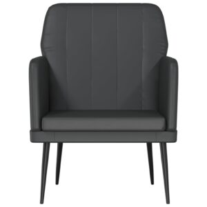 Aplusliving-Armchair Black 61x78x80 cm Faux Leather