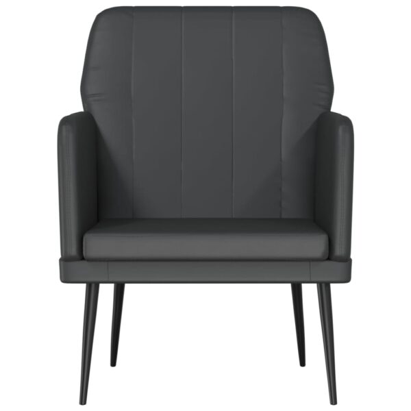 Aplusliving-Armchair Black 61x78x80 cm Faux Leather