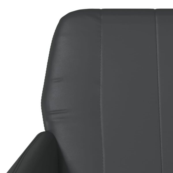 Aplusliving-Armchair Black 61x78x80 cm Faux Leather