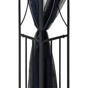 Aplusliving-Gazebo with Sidewalls Anthracite 400x300x270 cm Steel