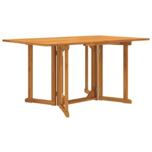 Aplusliving-Folding Butterfly Garden Table 150x90x75 cm Solid Wood Teak