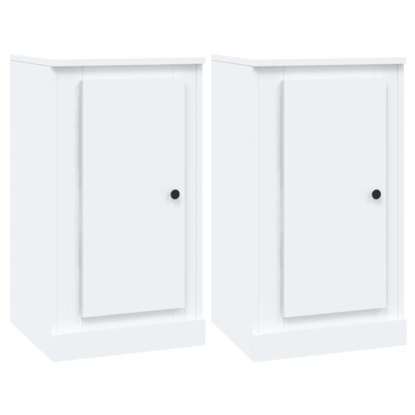Aplusliving-Sideboards 2 pcs White 37.5x35.5x67.5 cm Engineered Wood