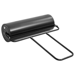 Aplusliving-Garden Lawn Roller with Handle Black 63 L Iron and Steel
