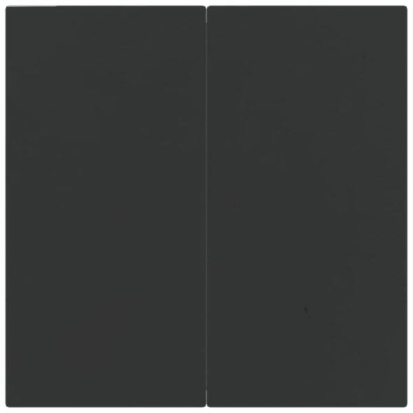 Aplusliving-3 Piece Garden Dining Set Black Poly Rattan