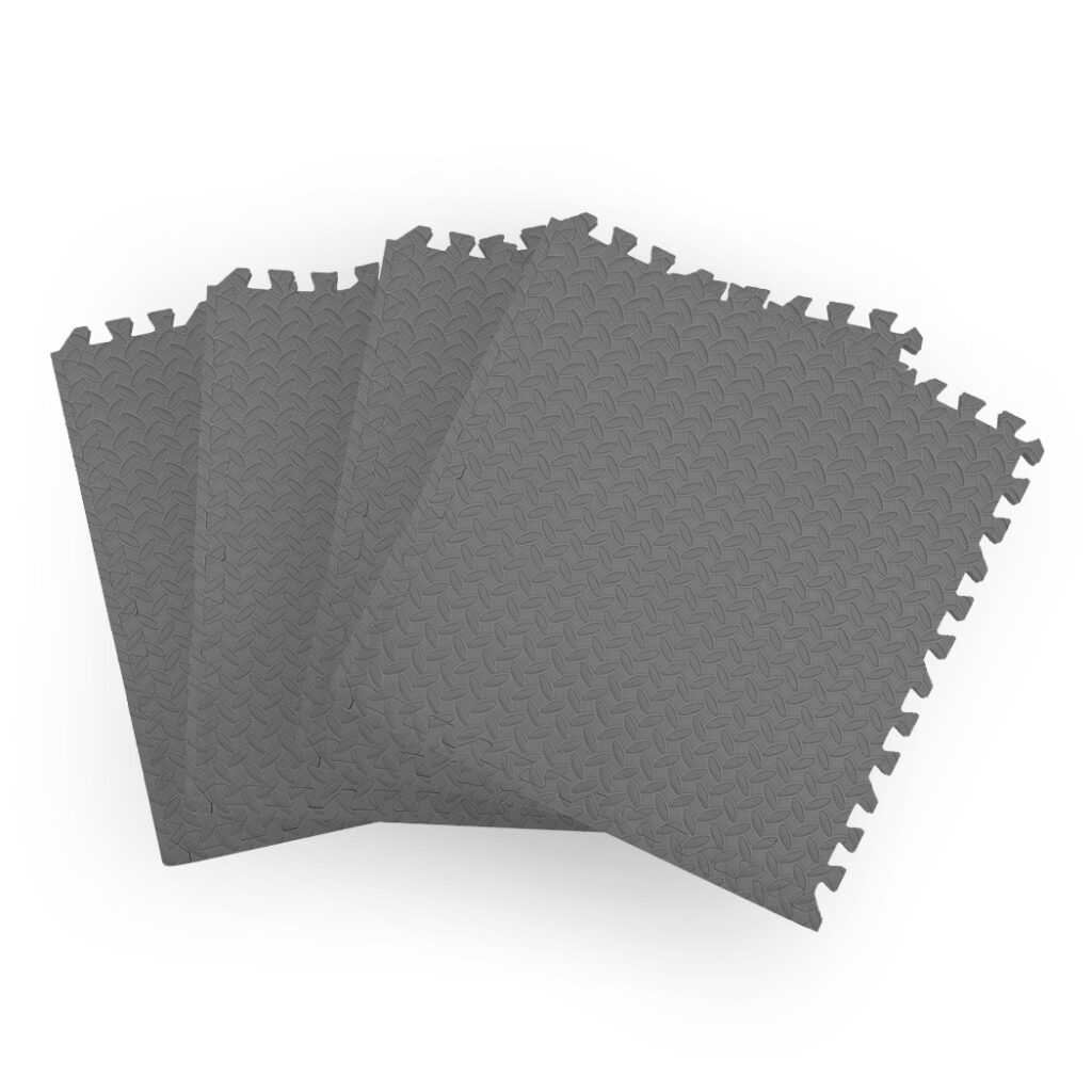 Aplusliving-EVA Foam Kids Play Mat Floor Grey
