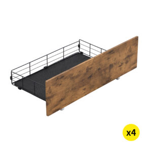 Aplusliving-4 Queen Bed Frame Storage Drawers